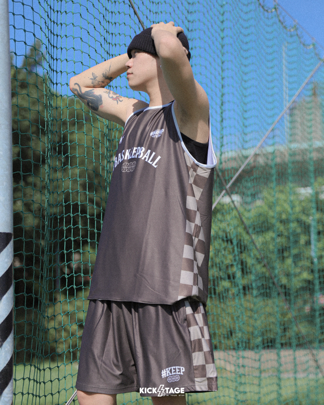 [特價售出無退換] #KEEP BASKEEP™ SHORTS 咖啡 美拉德 棕色 迷彩 棋盤格 格子 迷棕 籃球褲【KS291-BN】ABshorts