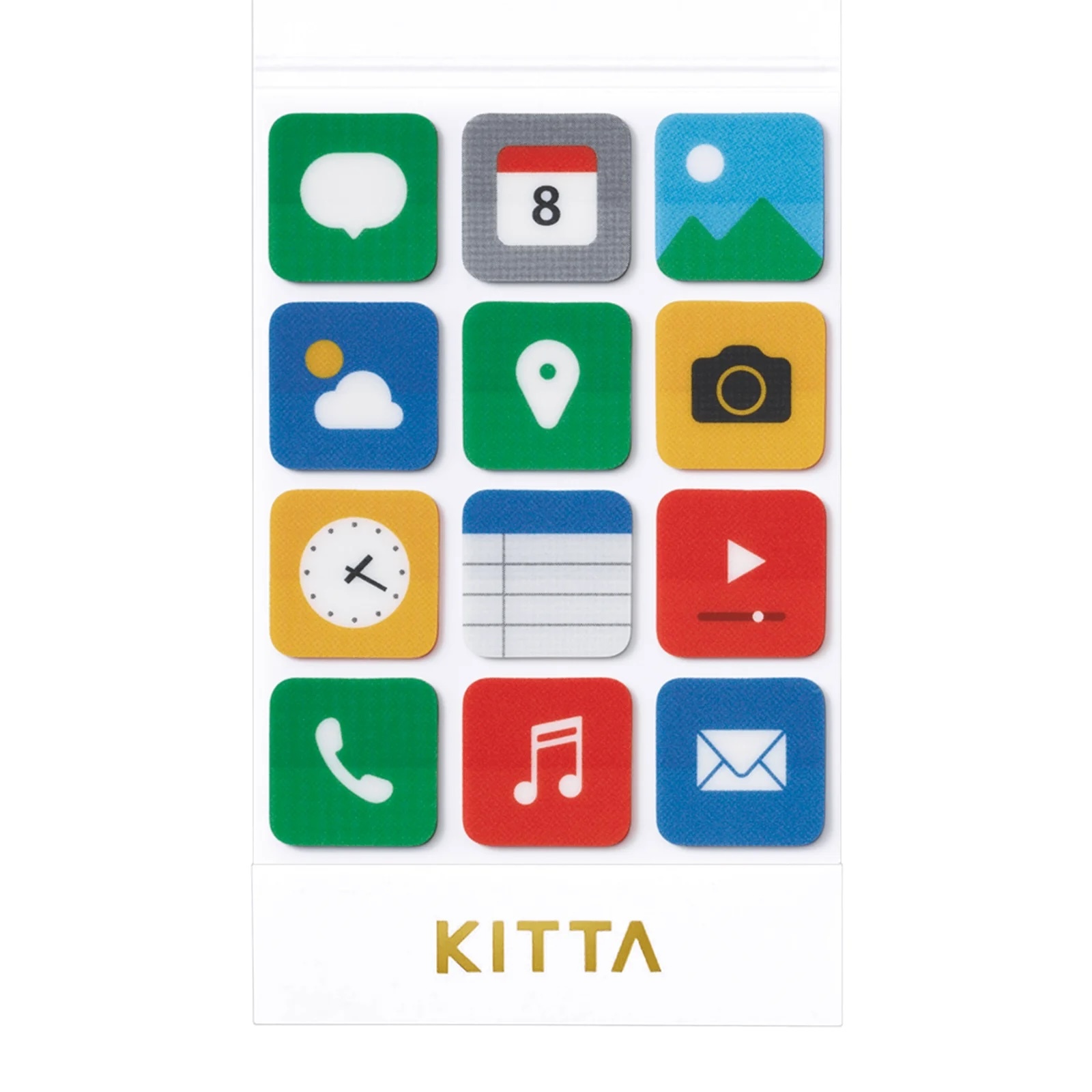 KITTA ｜ 隨身攜帶和紙膠帶 Clear透明 KITT0022 主題