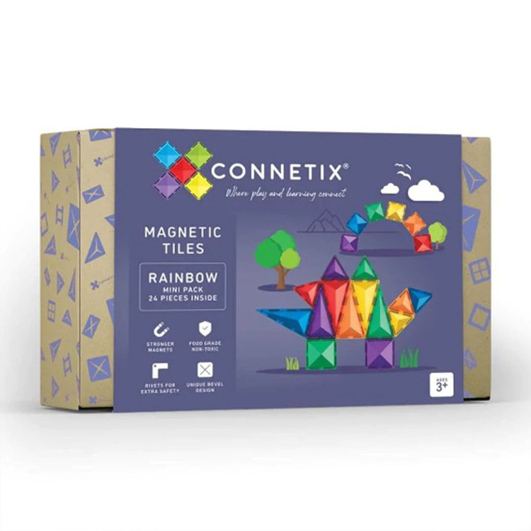 Connetix 磁樂®-24片  彩虹迷你創意組