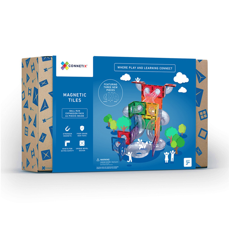Connetix 磁樂®-66片 彩虹球道延伸組