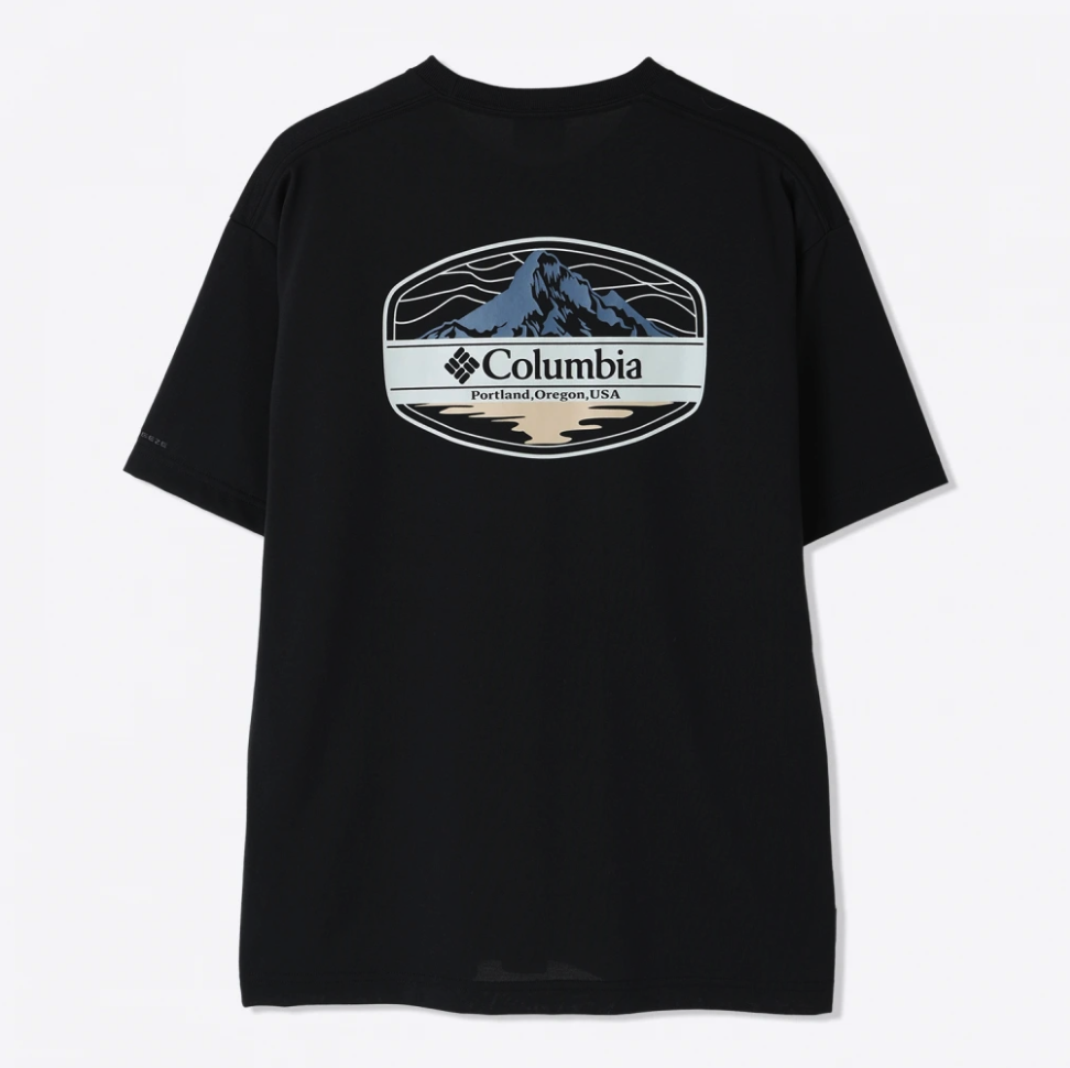 【現貨】Columbia 哥倫比亞 背後雪山圖樣 涼感 短tee PM0950