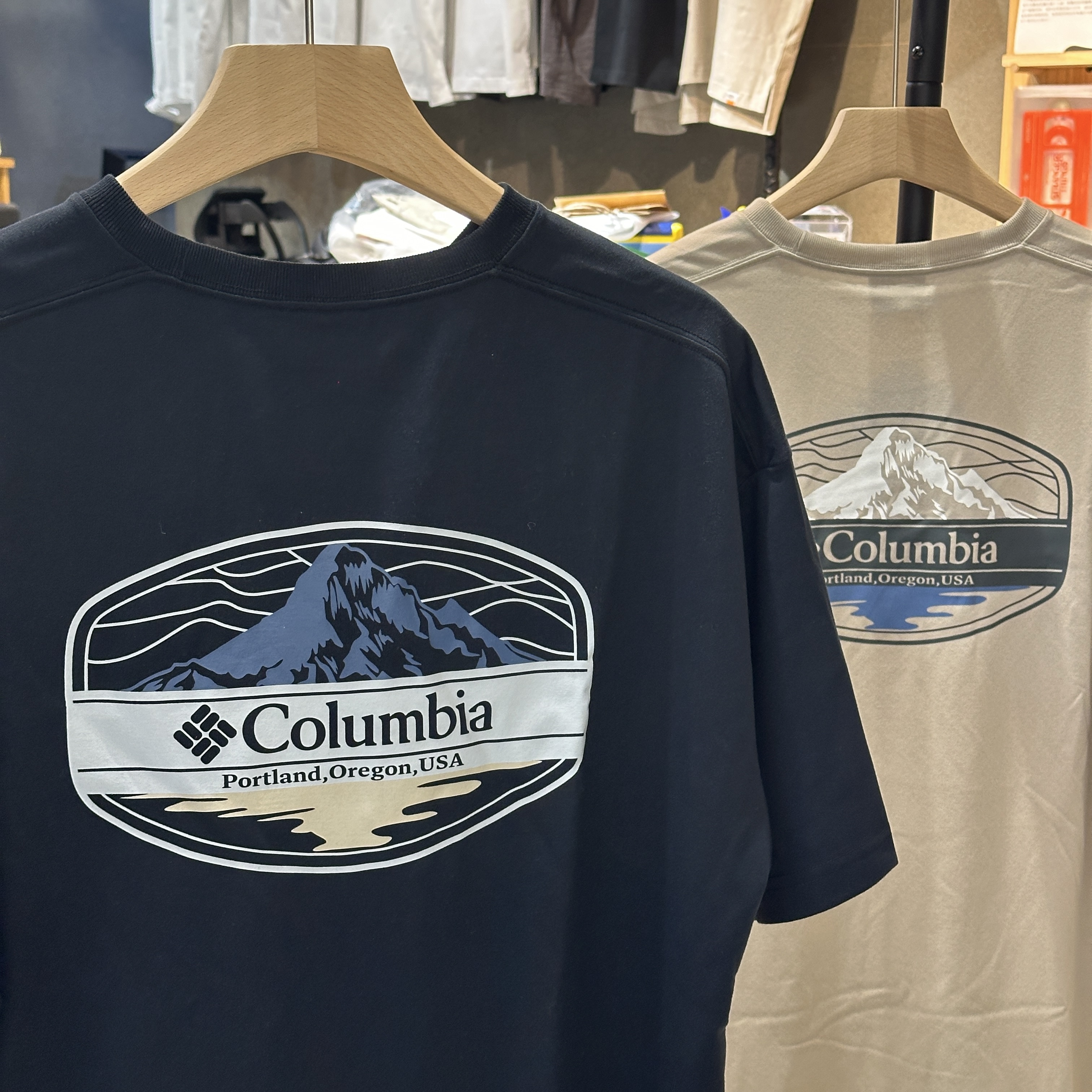 【現貨】Columbia 哥倫比亞 背後雪山圖樣 涼感 短tee PM0950