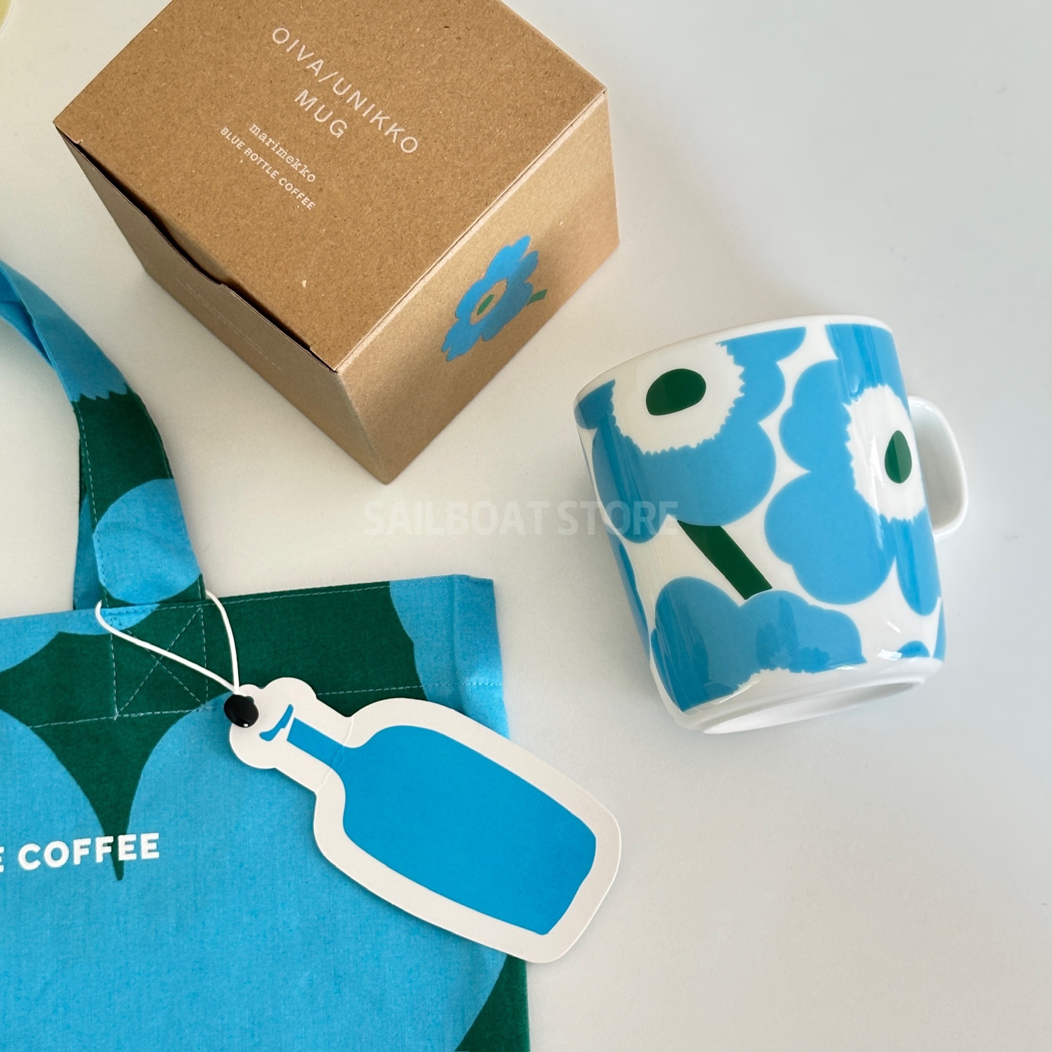 #現貨供應 日本限量發售Marimekko × Blue Bottle 藍瓶 聯名 馬克杯 保溫杯