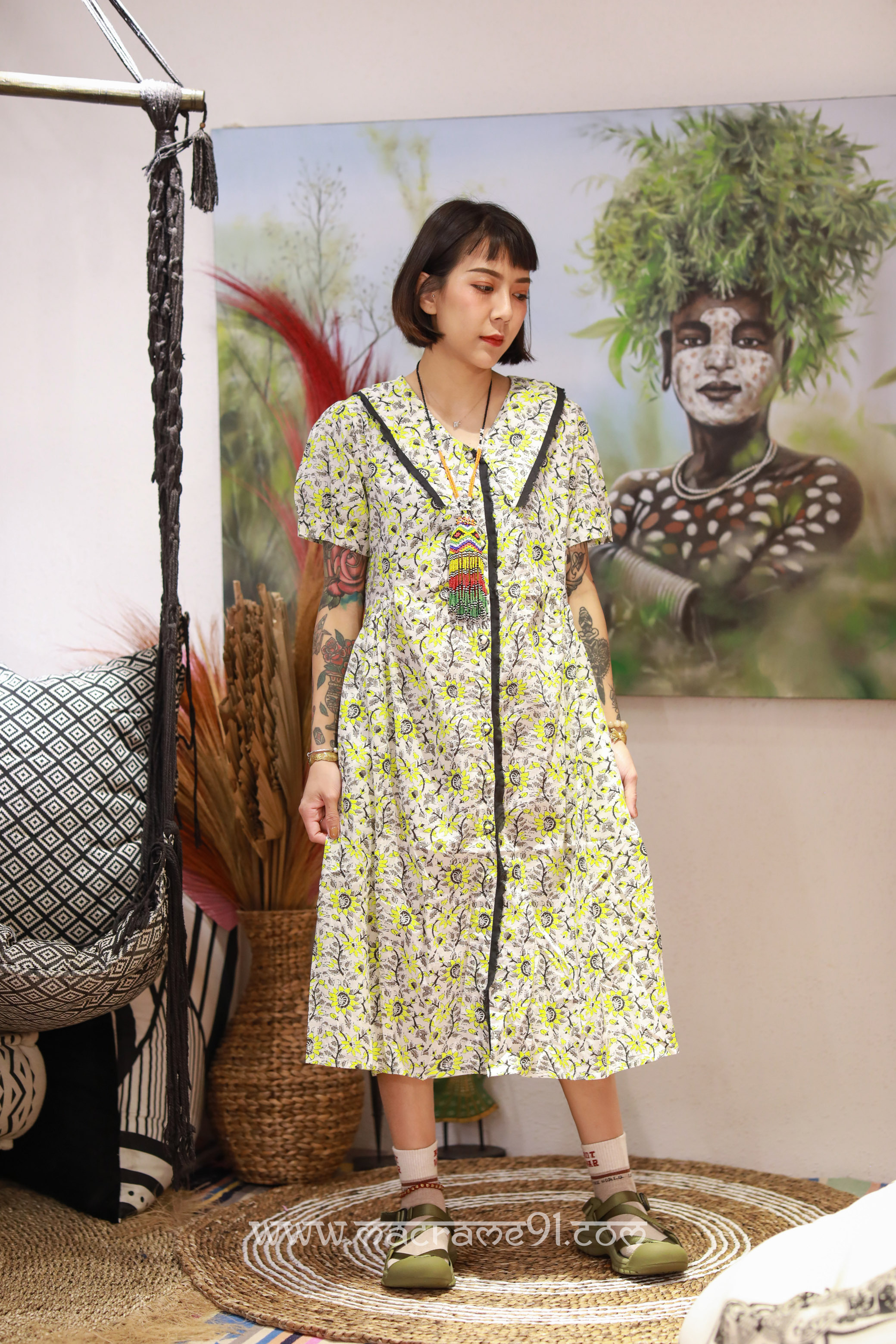 Macrame 中長裙 - M3158C (0514)