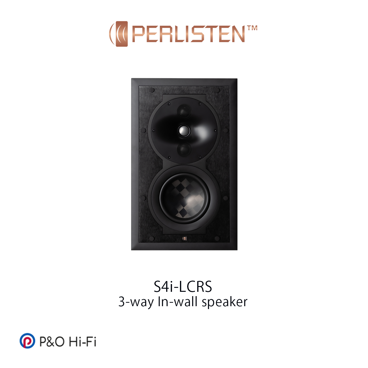 PERLISTEN S4i-LCRS 4 路分音嵌入式喇叭 (一件)