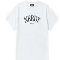 [S] NERDY WHITE SERIF ARCH LOGO S/S T-SHIRT, PNEU24ST2500 (SN477)