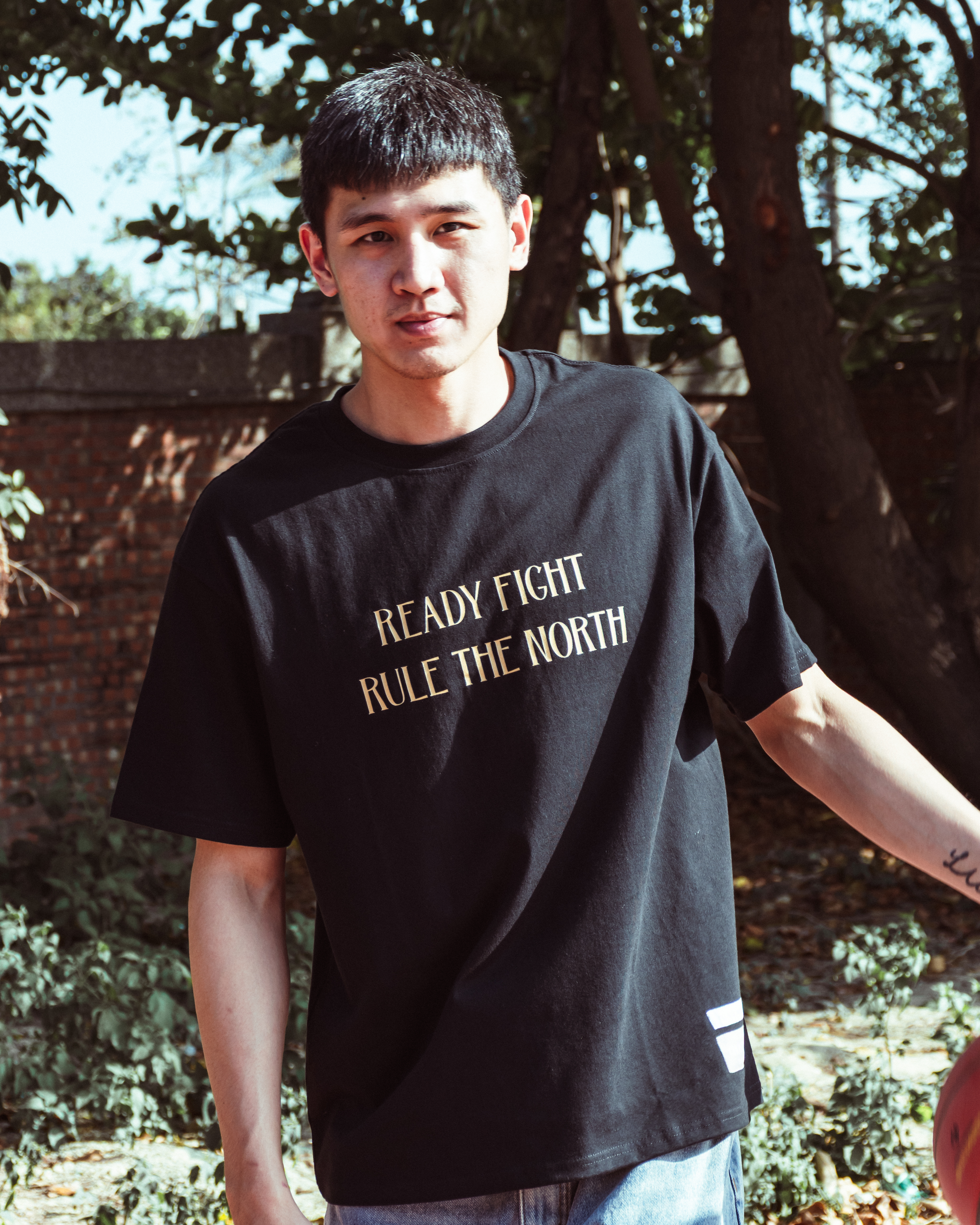 24-25 READY FIGHT 季後賽落肩短T｜黑