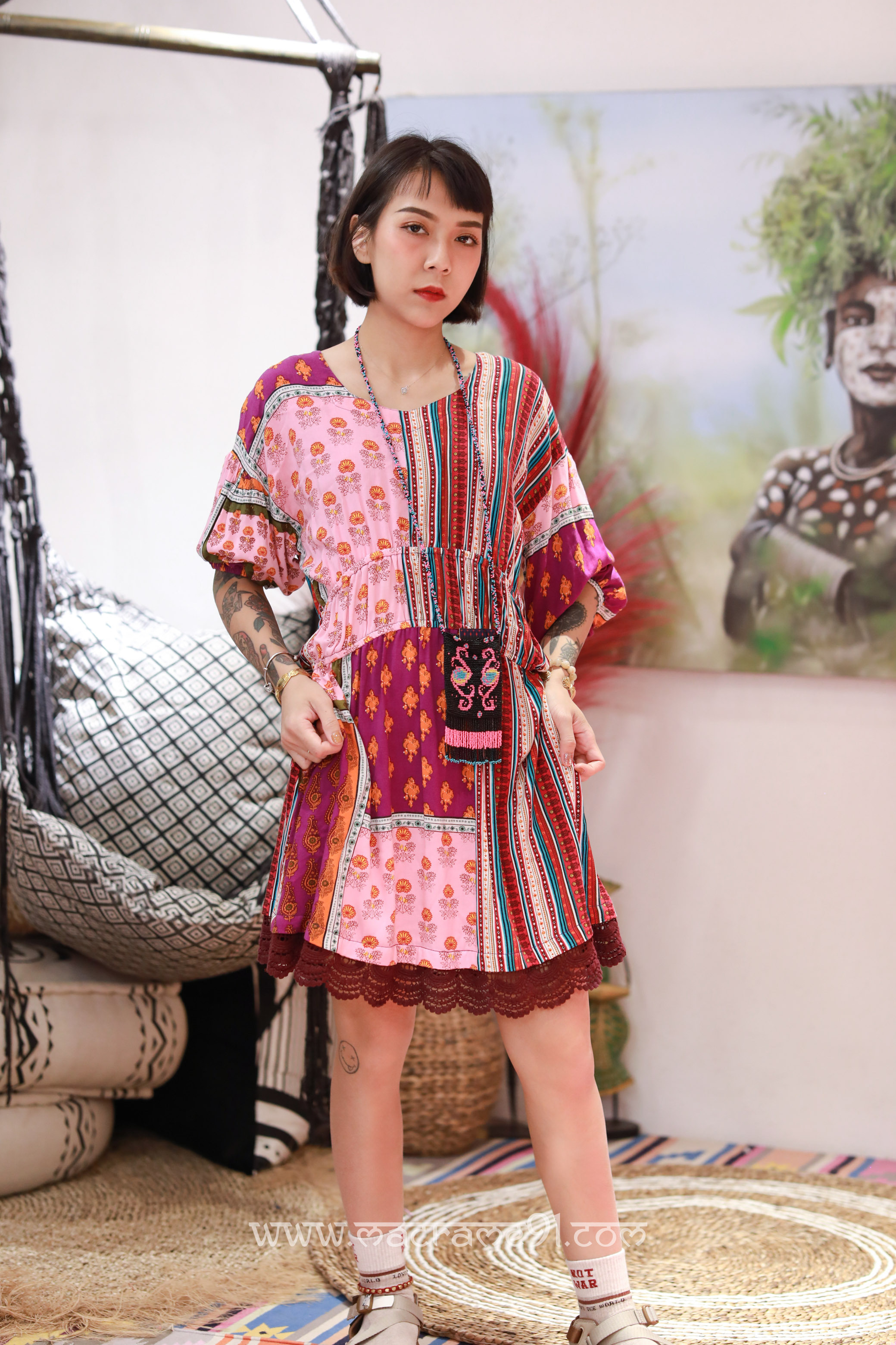 Macrame 中長裙 - M2596R (0514)