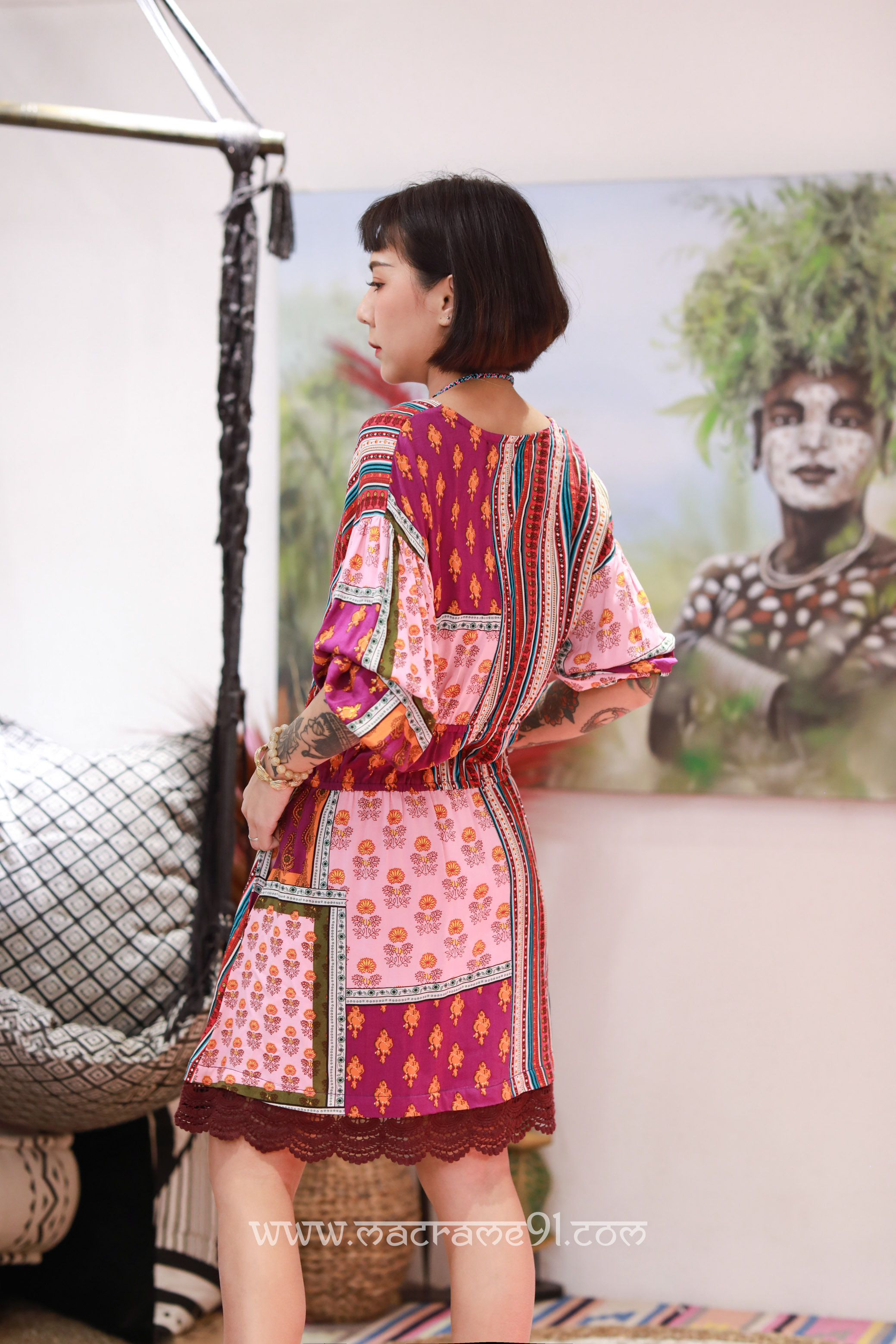 Macrame 中長裙 - M2596R (0514)