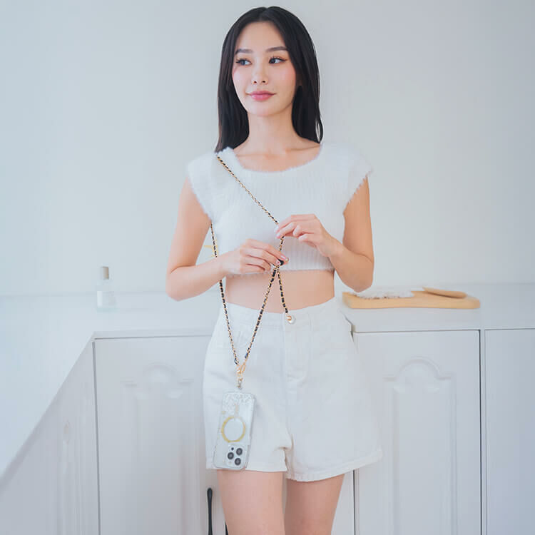 小香風金球(可調節)  手機掛繩 手機鏈條 長掛繩 背帶