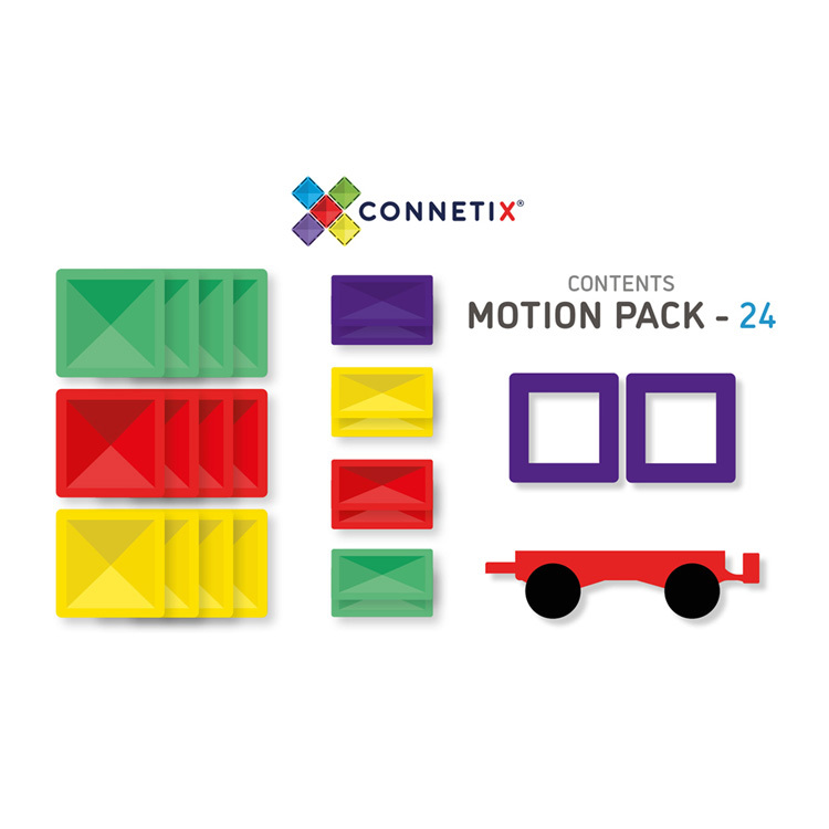 Connetix 磁樂®-24片 磁力車組