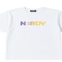 [S] NERDY WHITE BLENK GRADATION LOGO S/S T-SHIRT, PNEU24ST3300 (SN480)