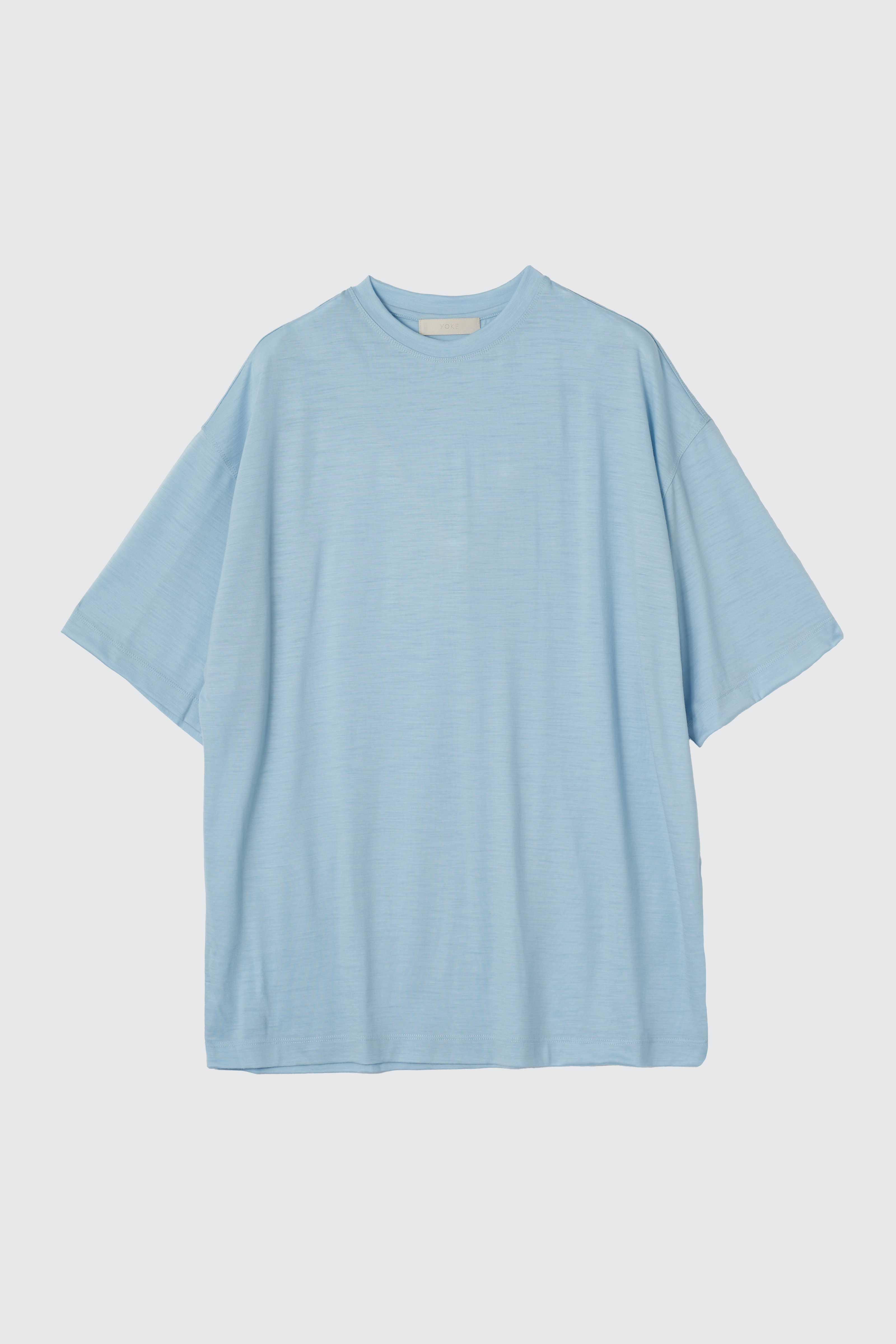 YOKE WASHABLE WOOL JERSEY YOKE T-SHIRT (3COL)