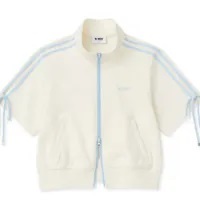 [25SS新]★NERDY★W's Ribbon SEMI CROP Short Sleeve Track TOP original.jpg?1746009606