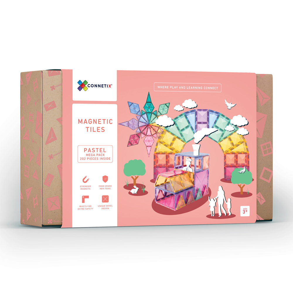 Connetix 磁樂®- 202片   粉彩建構組