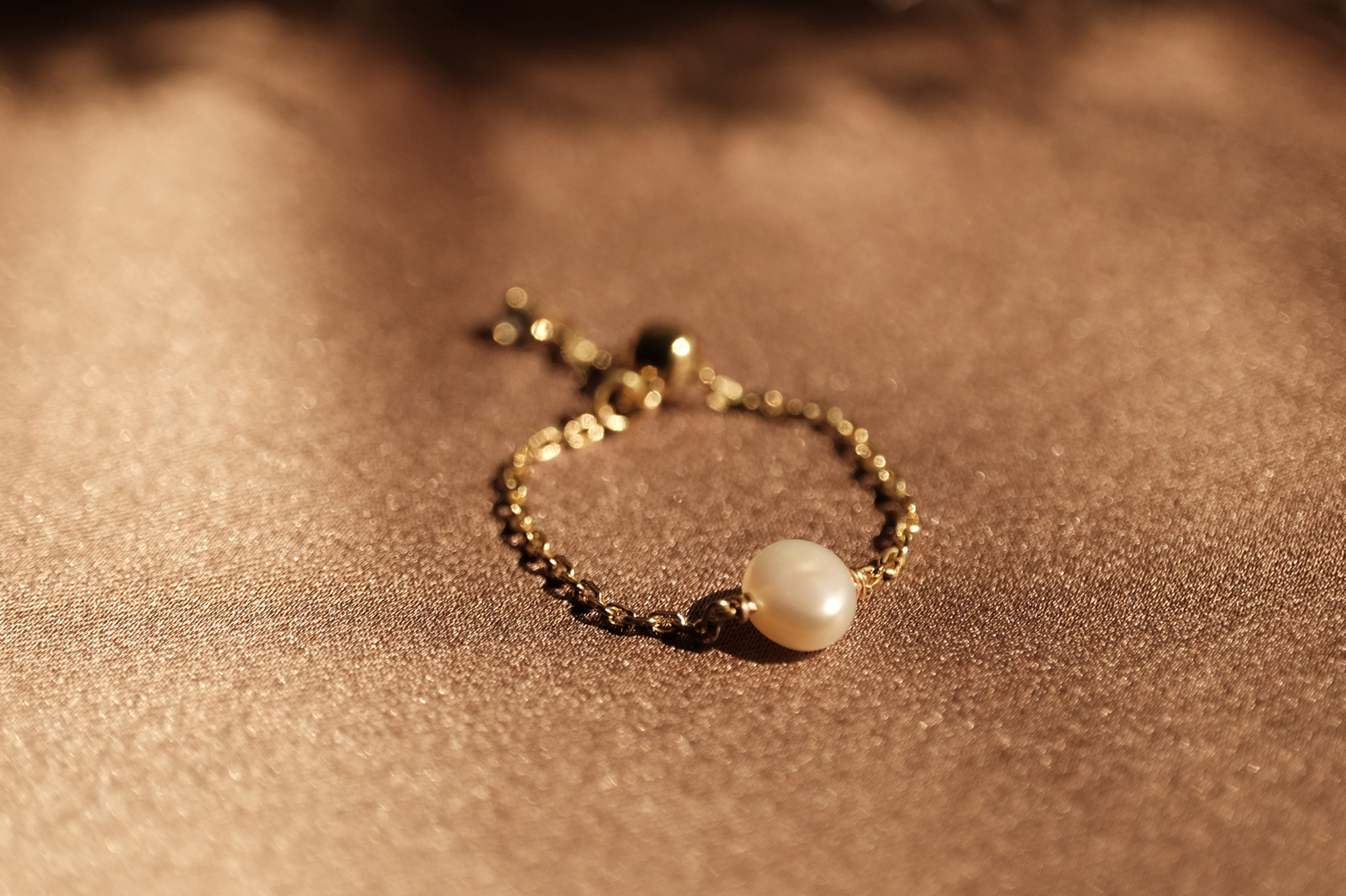 黃銅飾品, 戒指, 飾品, 黃銅, 鋯石,天然珍珠,氣質,女神,鍍18K金,18KGP,可調式