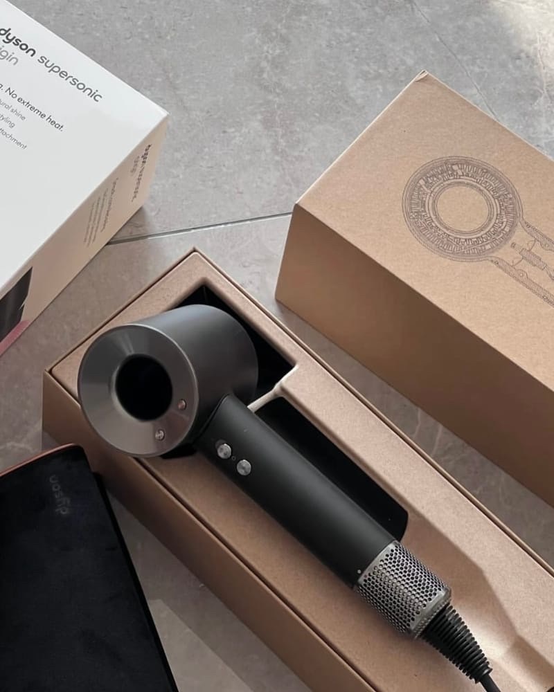 DYSON SUPERSONIC HD08 戴森 負離子吹風機  黑銀色