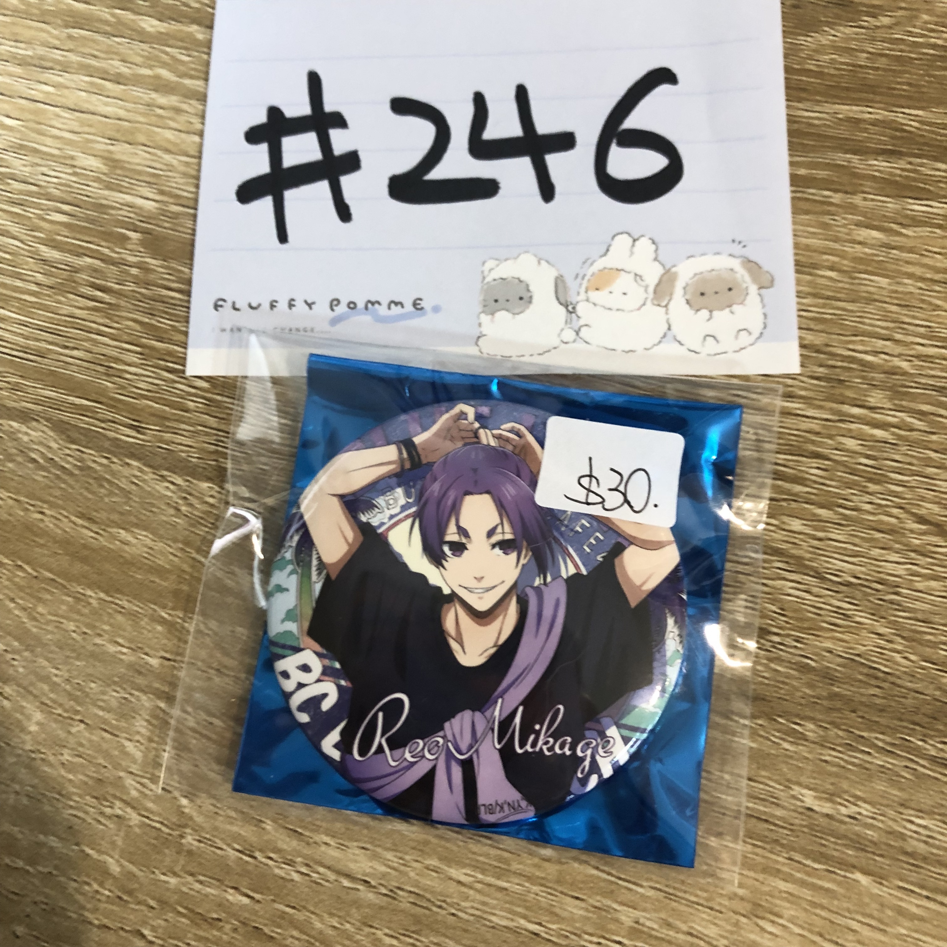 BlueLock  玲王 襟章#246