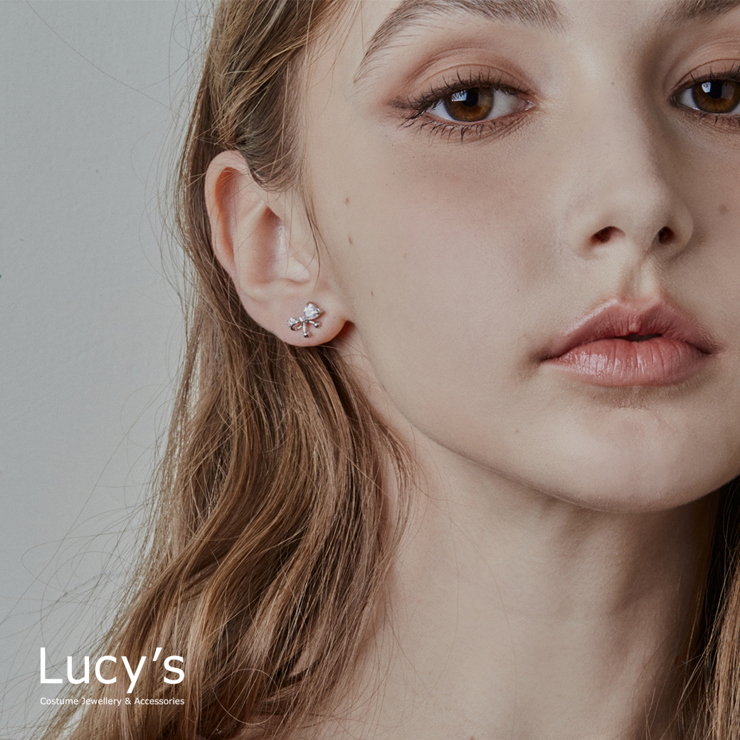 星塵鋯石蝴蝶 耳環 (三色) (113059/113060/113061)