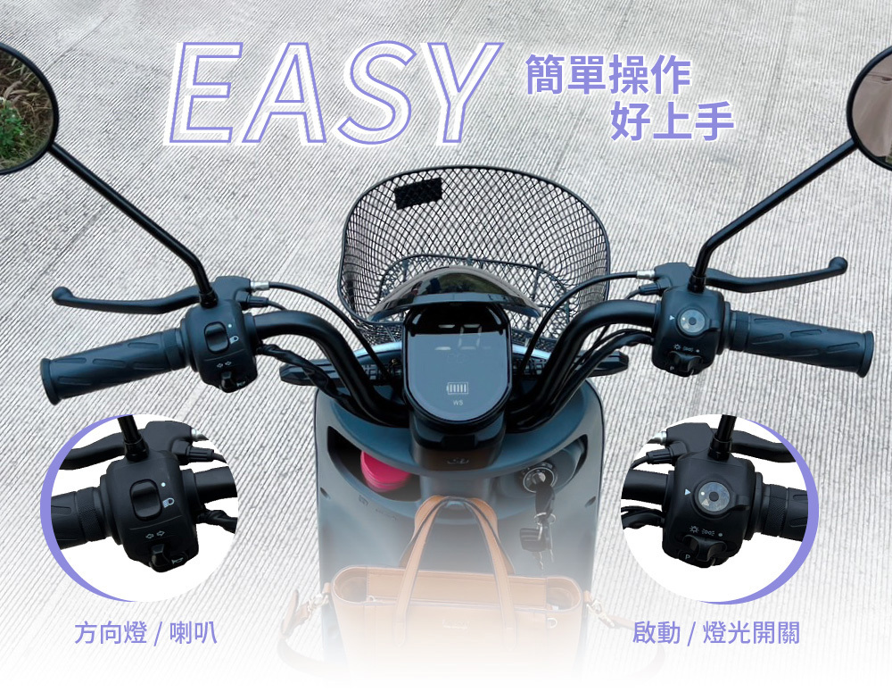 【威勝】TSV66 Mika 米卡 微型電動二輪車（免駕照/合法上路/微電車）