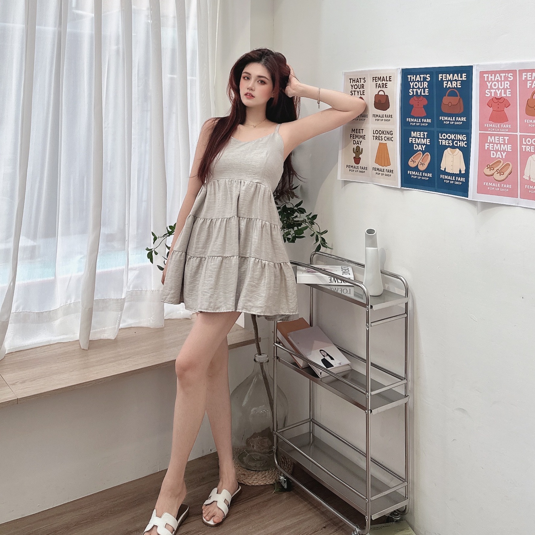 BLING細閃蛋糕洋裝/二色