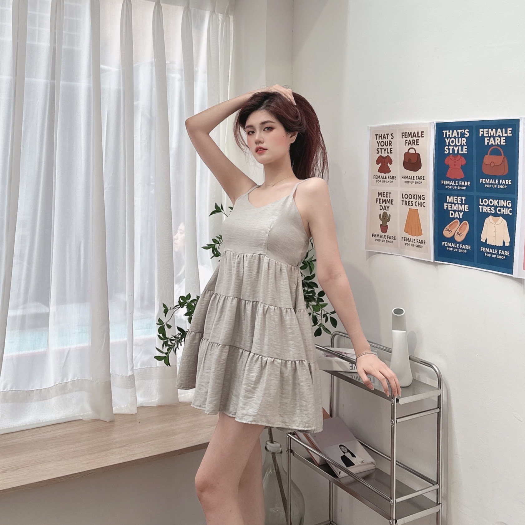 BLING細閃蛋糕洋裝/二色