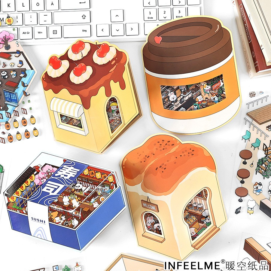 [OPEN TODAY Vol.5] Daily Shop Life Scene Stickers