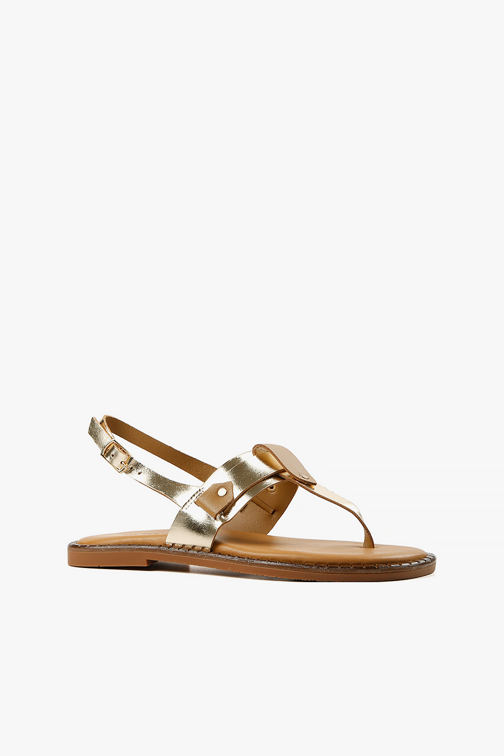 Tiffany 真皮T字型夾腳涼鞋