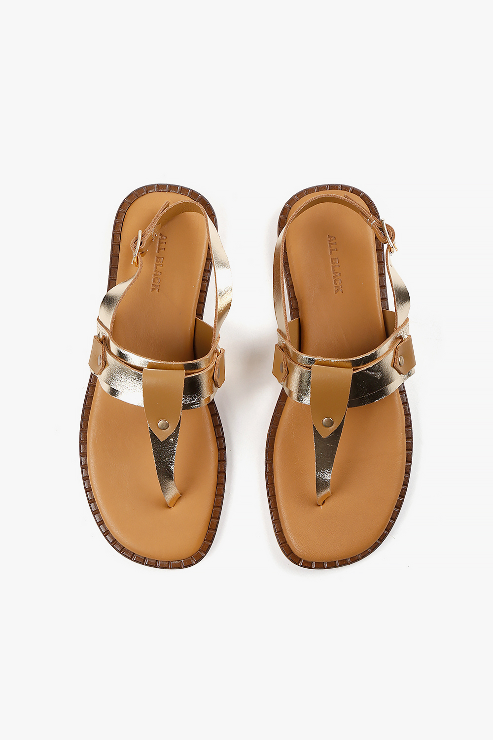 Tiffany 真皮T字型夾腳涼鞋