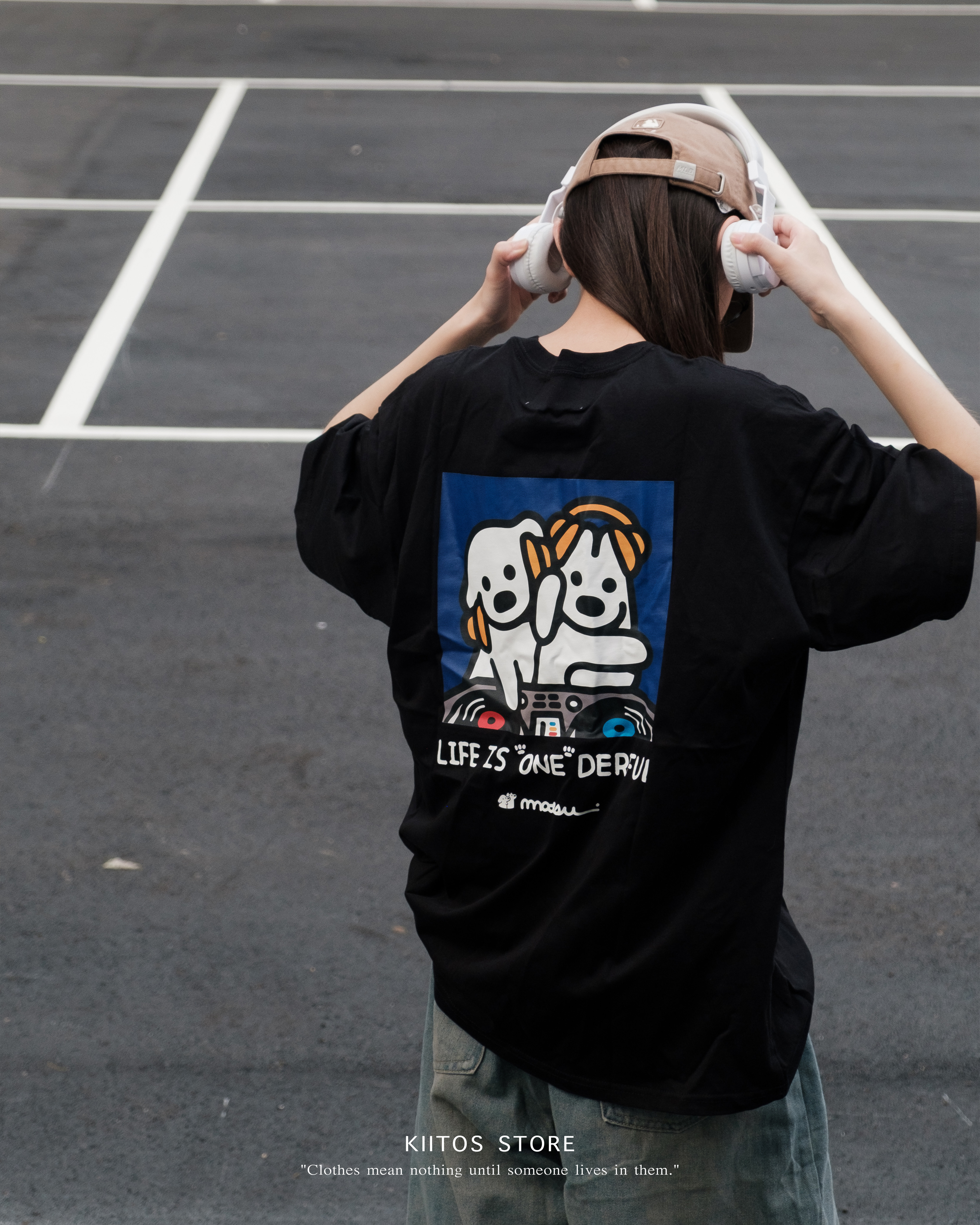 【現貨】Matsui × FREAK'S STORE 聯名系列 狗狗 音樂 DJ小狗 短袖 T-shirt T恤