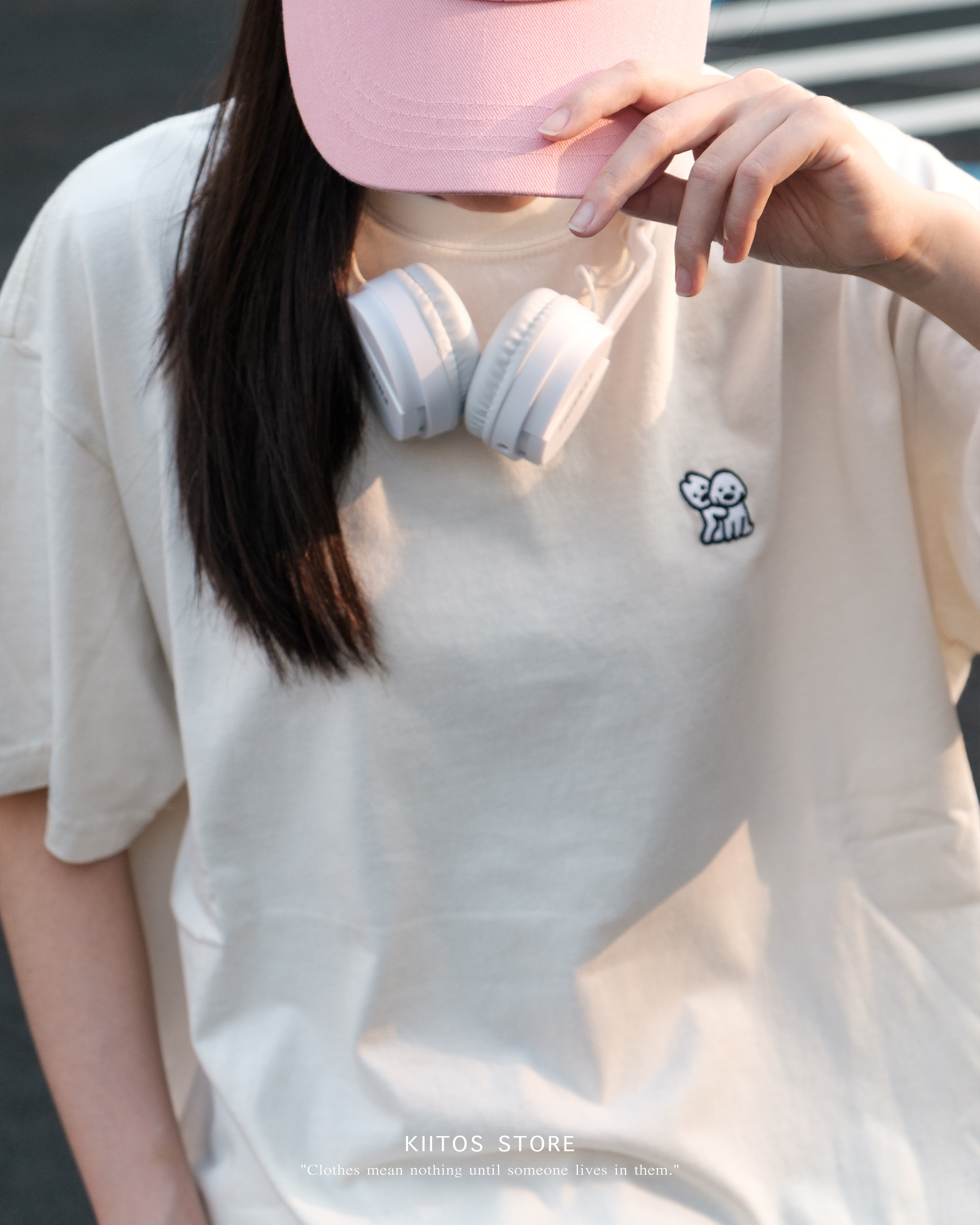 【現貨】Matsui × FREAK'S STORE 聯名 狗狗 刺繡 背後大印花 圓領 短袖 T-shirt