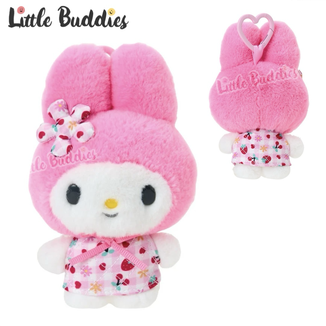 日本 Sanrio 懷舊布藝車線系列 公仔匙扣