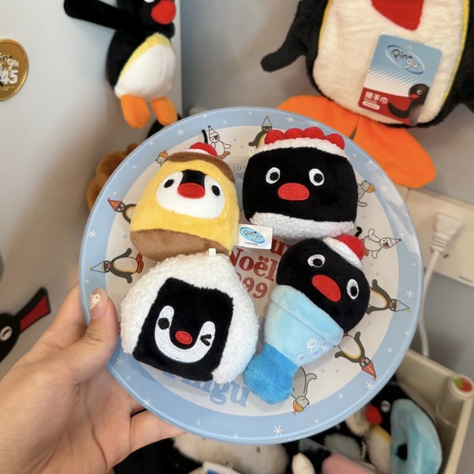iSNEAKERS | PINGU 企鵝家族 美味生活 毛絨 冰箱磁鐵 毛絨磁鐵 盲盒