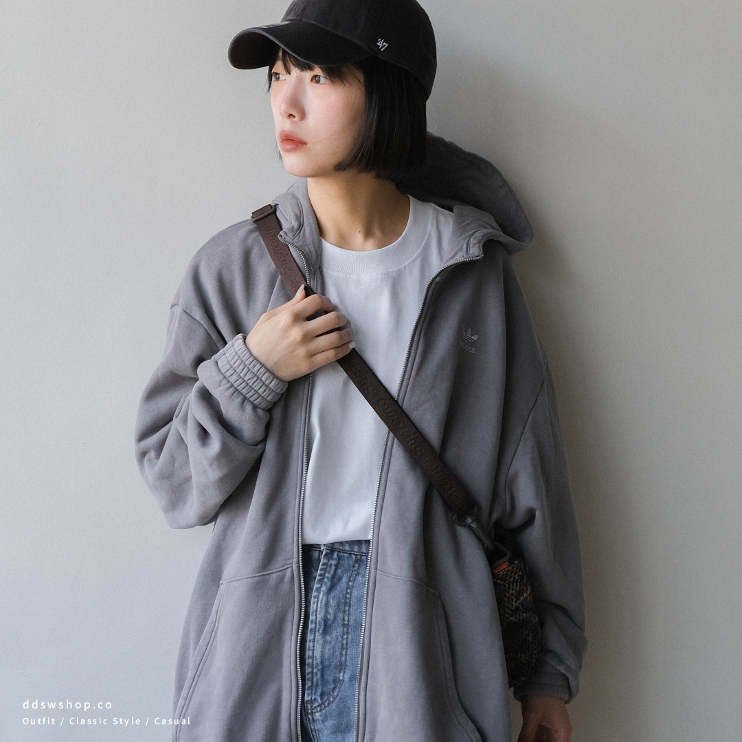 "代購" ADIDAS ORIGINALS ACID-WASHED OVERSIZED HOODIE 外套