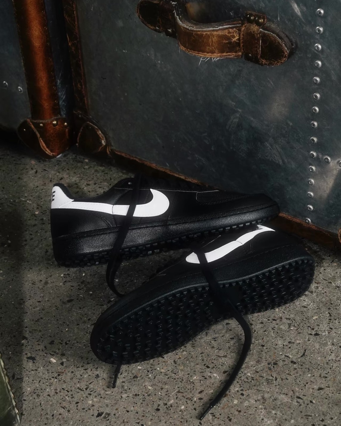 Nike Field General '82 黑白 麂皮 休閒 美式足球 橄欖球 復古 德訓鞋 運動鞋