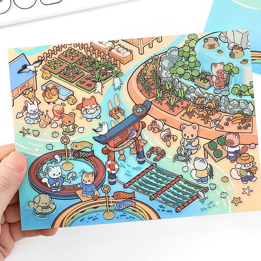 [OPEN TODAY Vol.8] Daily Shop Life Scene Stickers