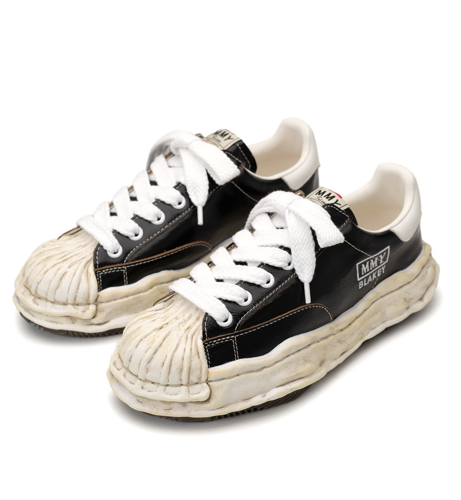 [現貨] MIHARA Blakey OG Sole Wrinkled Leather Black | A14FW736