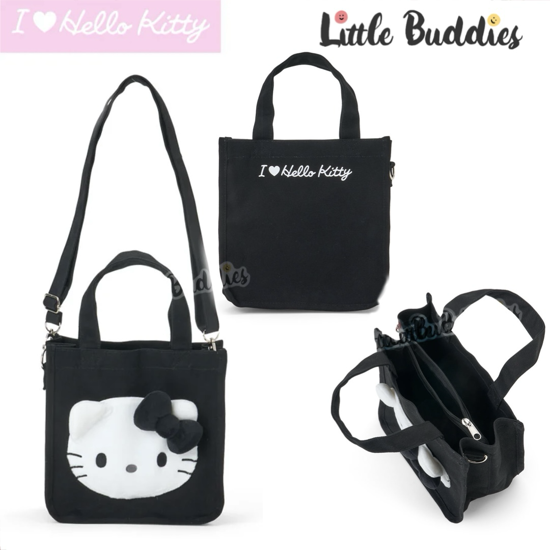 日本 Sanrio I Love Hello Kitty 系列 - 斜揹手提袋兩用袋
