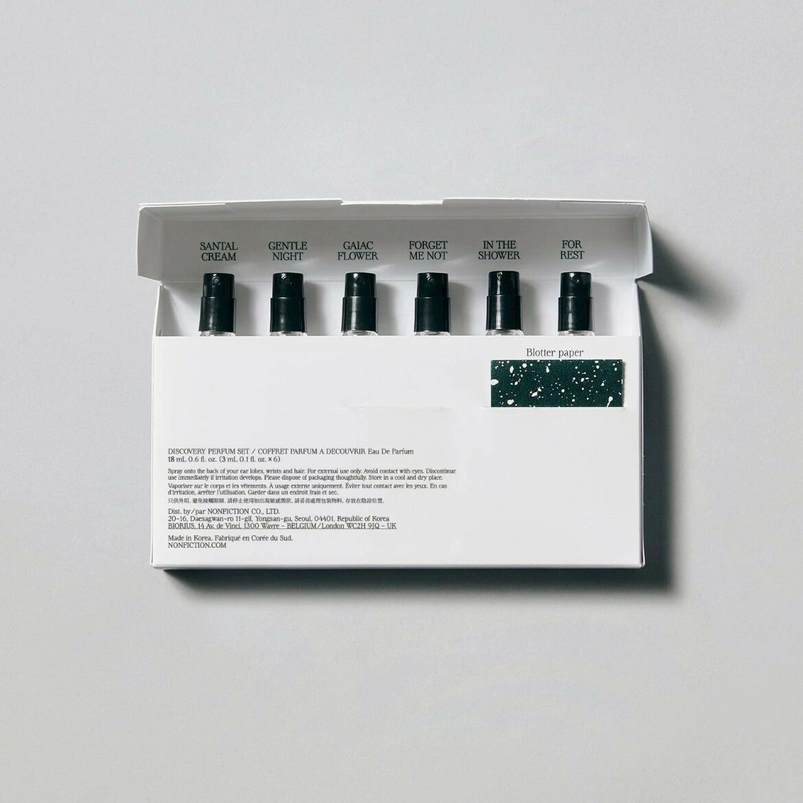 NONFICTION 香水體驗組 3ml*6支裝 小香 試香 禮盒 組合