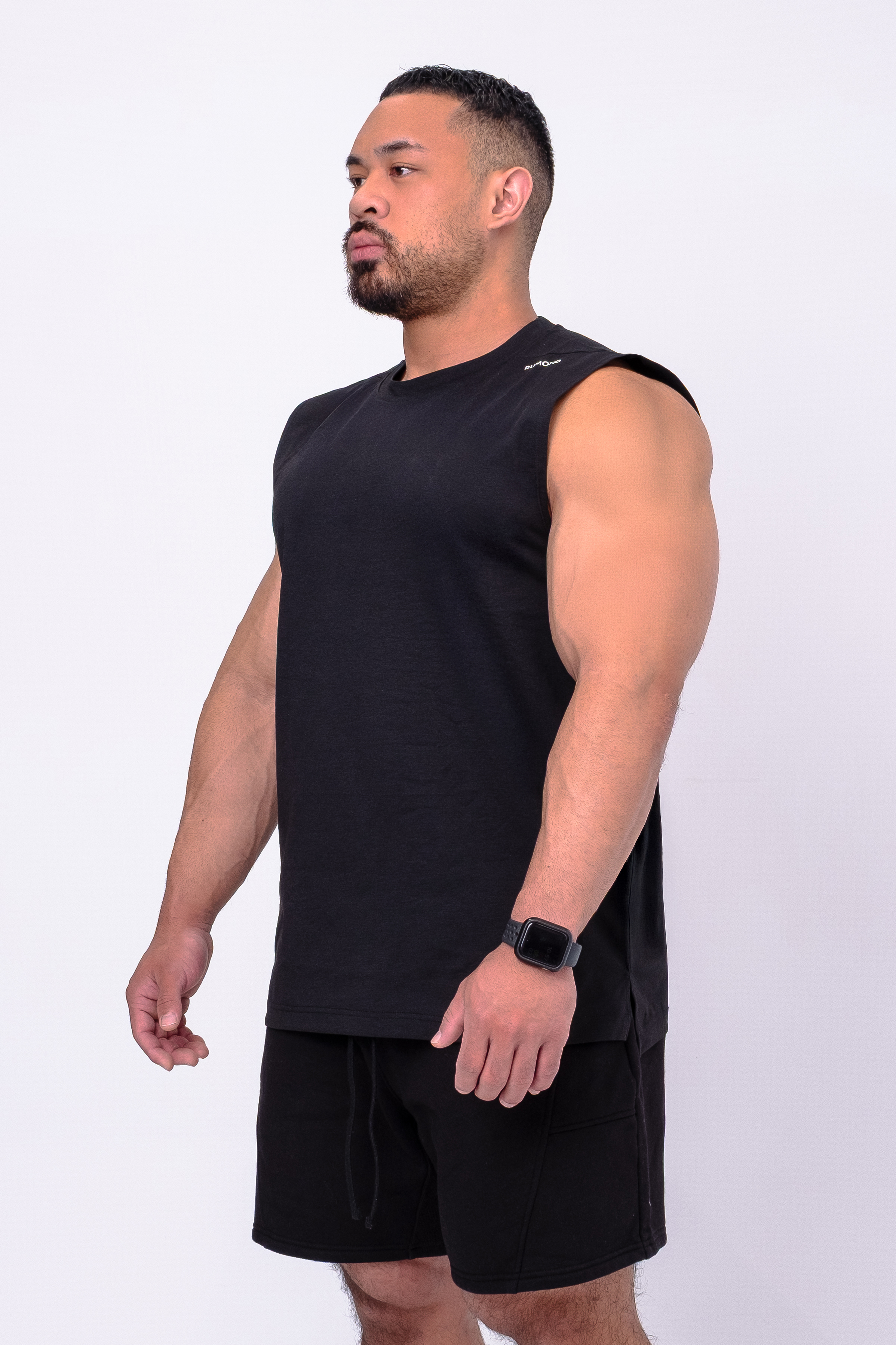 寬肩訓練背心－黑