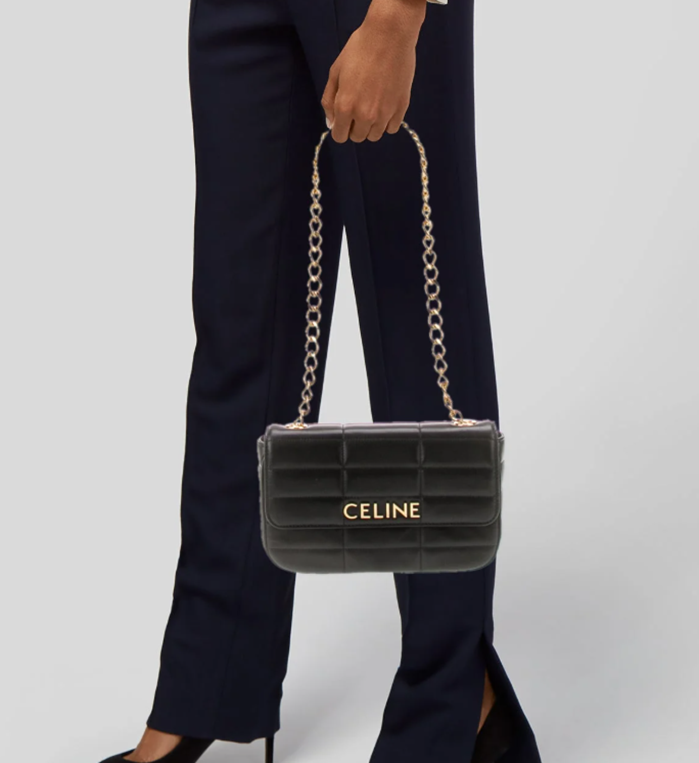 Celine Natural Shoulder Bag Matelasse Monochrome 5 options