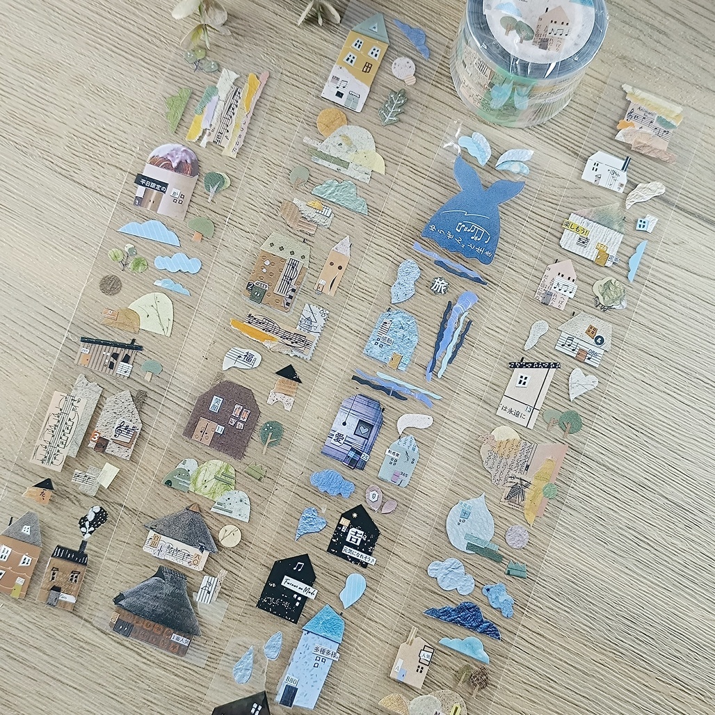 好築藝．拼貼部屋 4cm亮面PET膠帶 <整捲/分裝>