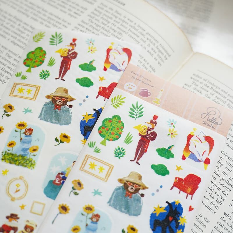 狐吉博物館 和紙割型貼紙｜你好工作室 Reiko