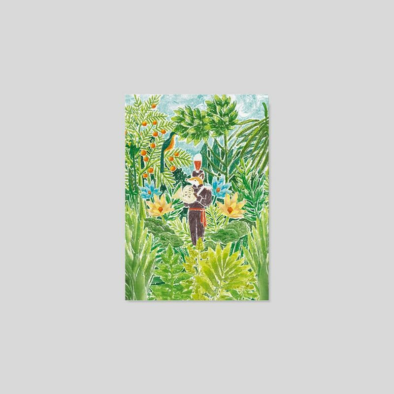 狐吉博物館 插畫明信片｜你好工作室 Reiko