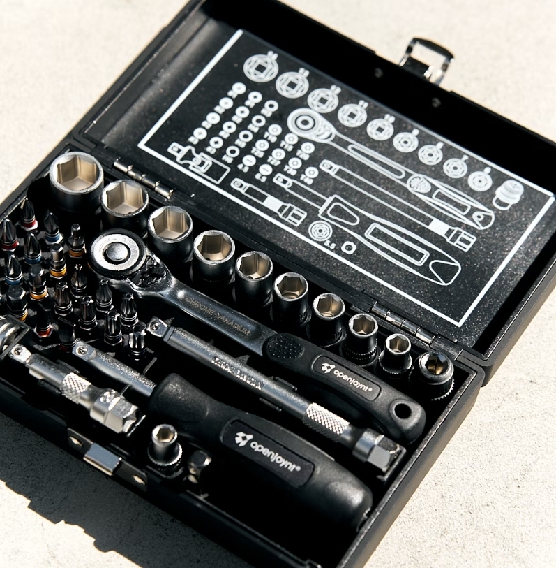 拓幸openjoynt｜38PCS 套筒起子組 尊爵黑限定版