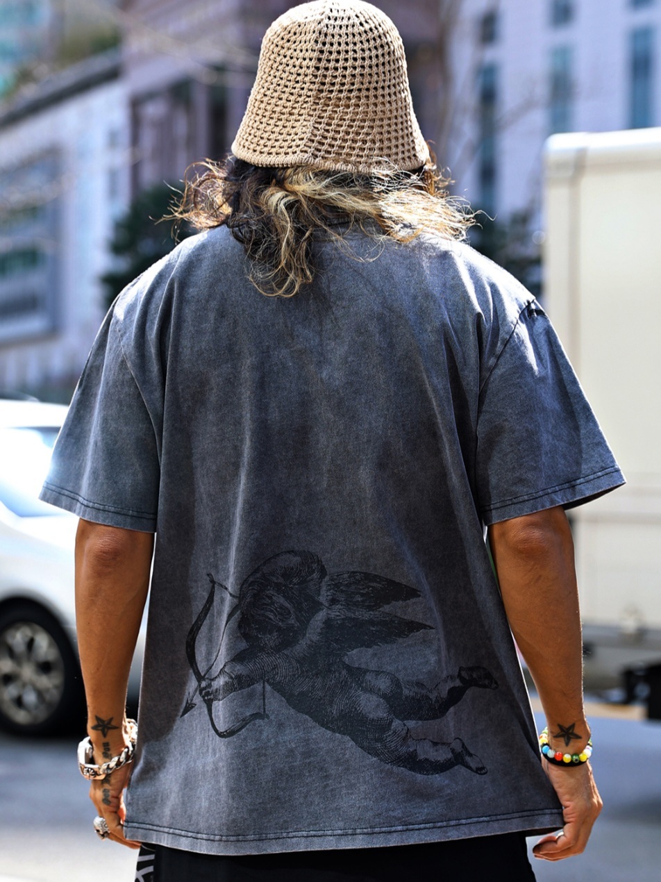 丘比特印花短袖T卹