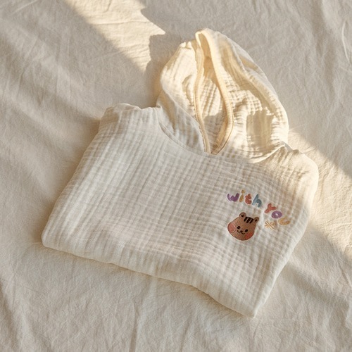 DOT With You幸運四葉草系列-多用途莫代爾沐浴浴袍