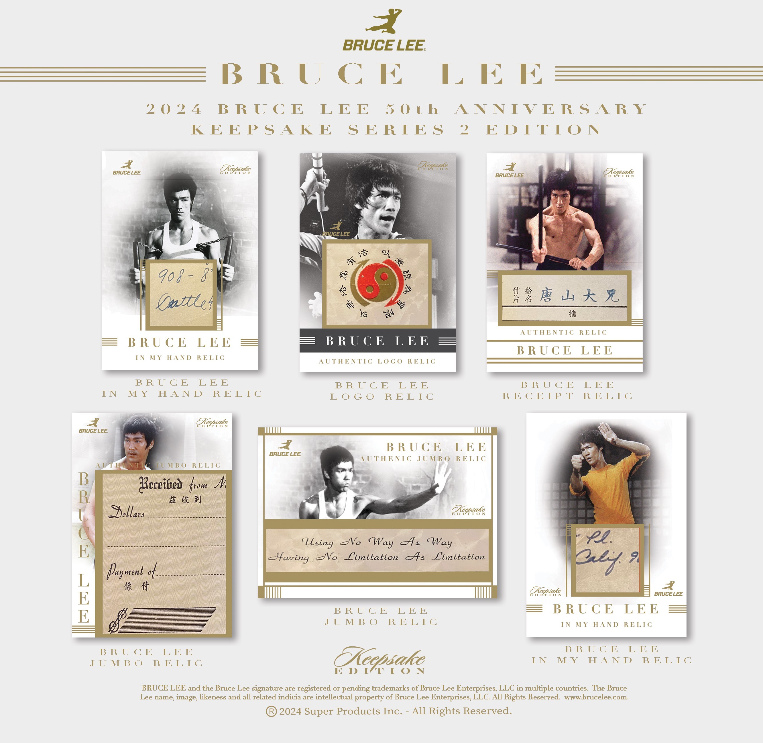 Bruce Lee 李小龍Keepsake 50th Anniversary Series 2