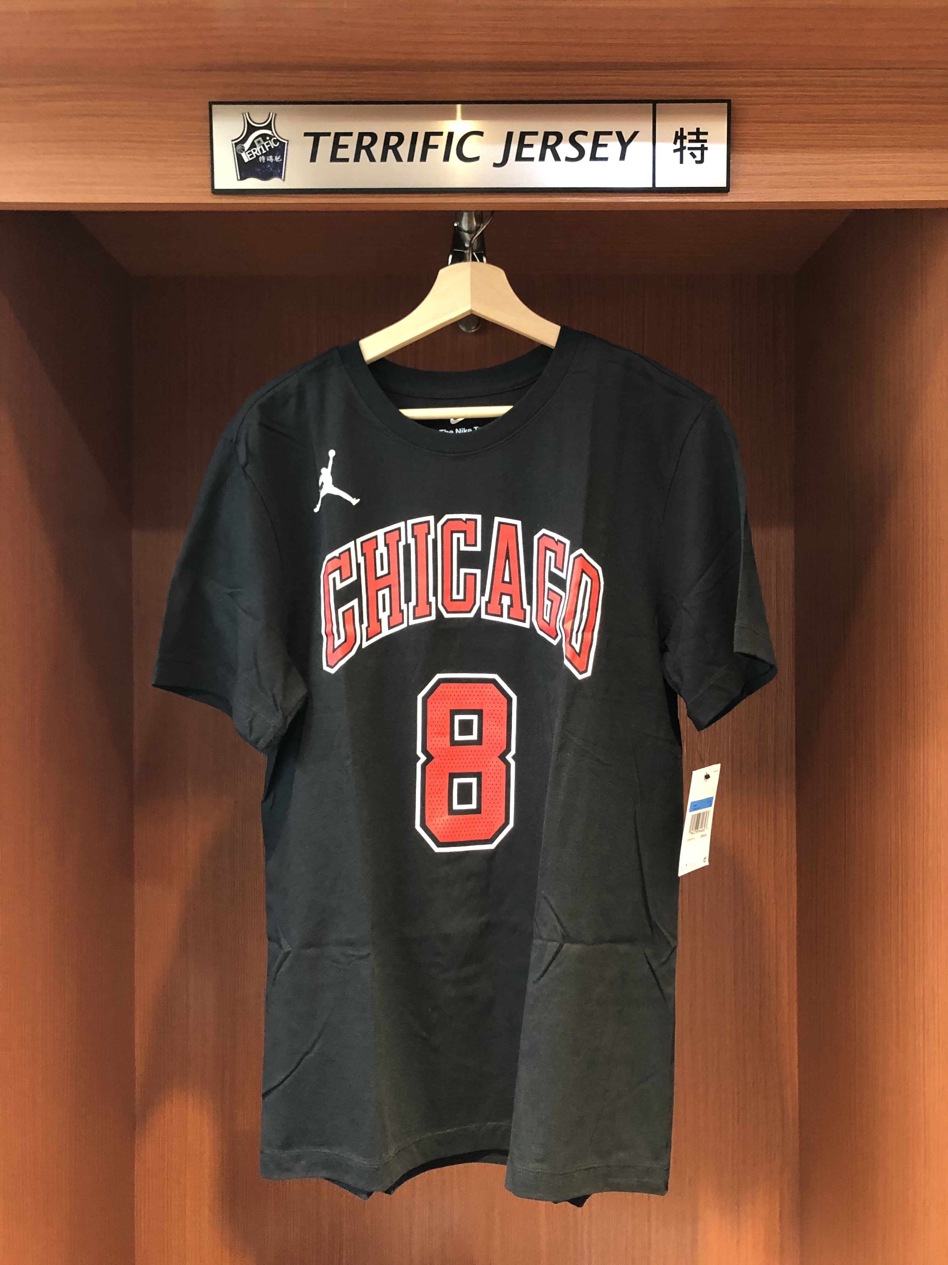 NBA短袖 Zach Lavine 芝加哥公牛黑 Statement Jordan Player Name Tee 棉質 短袖 全新