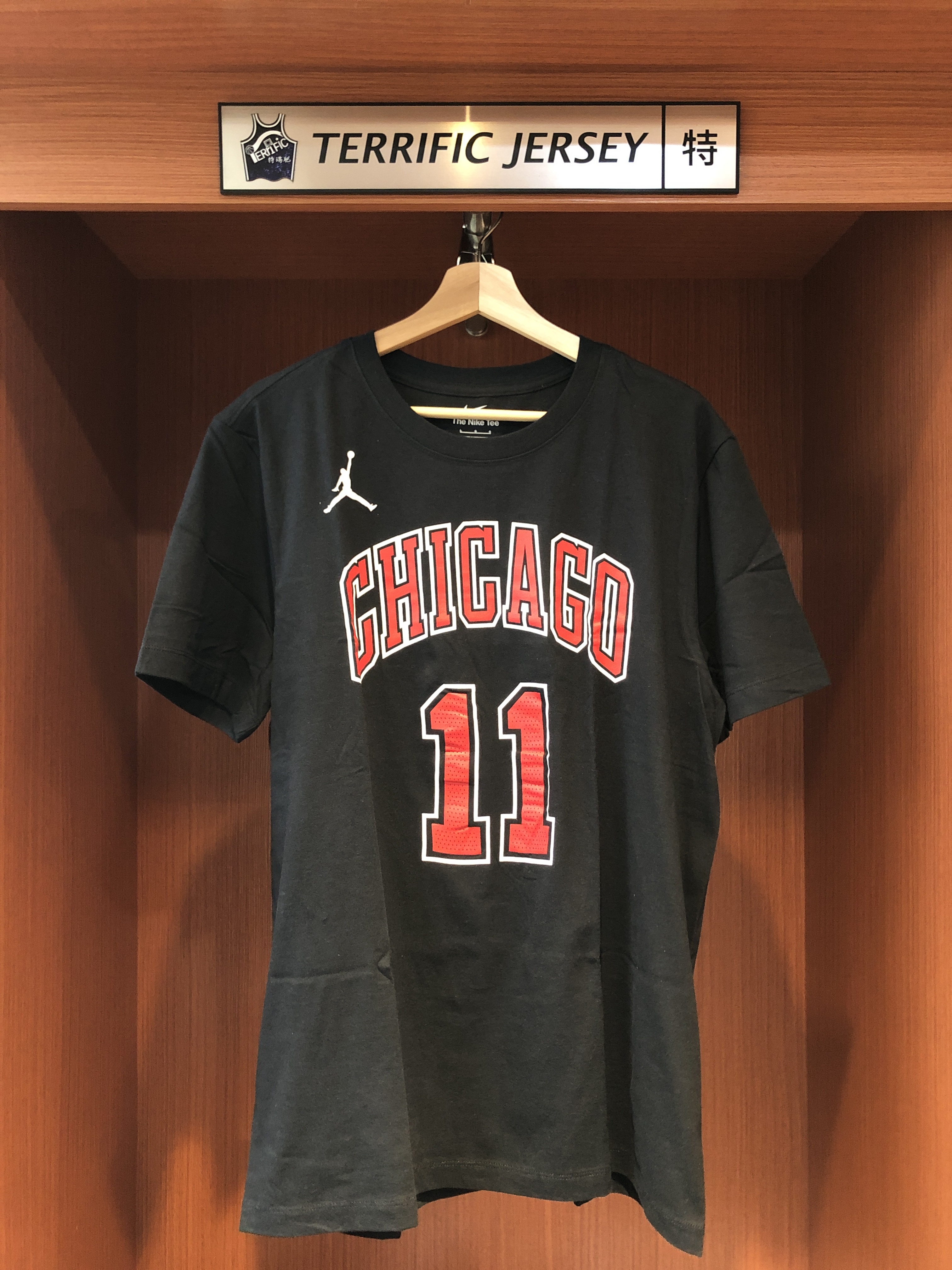 NBA短袖 Demar Derozan 芝加哥公牛黑 Statement Jordan Player Name Tee 棉質 短袖 全新